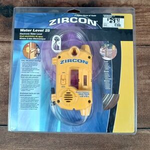 Zircon Water Level 25 Electronic Water Level Tool with 25 ft Hose and Cleaning